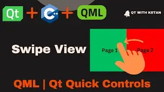 Qt QML Tutorial | SwipeView Control | Qt QML Application