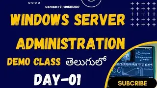 Windows Server 2022 Complete Training in Telugu | From Basics to Advanced