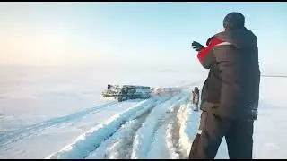 Попали в наледь на газушках!!!