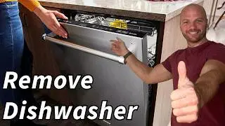 How to remove a dishwasher (Easy, DIY)