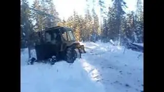 трелёвка леса НА МТЗ 82.mp4