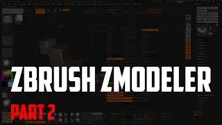 Zbrush Zmodeler. Polygon Actions. Part 2.