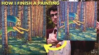 How I Finish A Painting + Stepping Into The Unknown