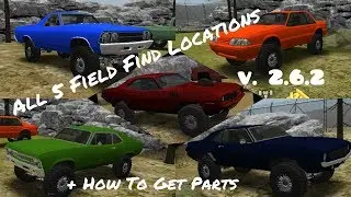 Offroad Outlaws v.2.6.2 All 5 Field Find Locations + How to Find Parts (Outdated)
