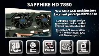 SAPPHIRE HD 7850 - presentation