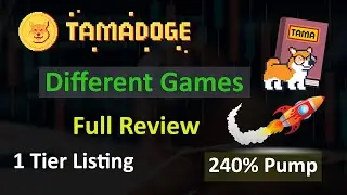 TamaDoge Play-to-Earn Best Project Review | How to Buy $TAMA Token | 1 Tier Exchange Listing Coming