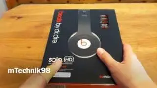 UNBOXING Monster Beats by Dr. Dre Solo HD Deutsch  HD