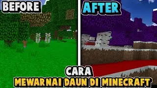 CARA MEWARNAI DAUN DAN GRASS DI MINECRAFT PE 1.11/1.12 TERBARU!!!