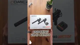 Unboxing COMICA VM40 COMBO Dual-Channel Wireless Shotgun Mic! 