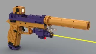 Custom LEGO Gun MOC: Zen's SIG M17 [Spooktober]