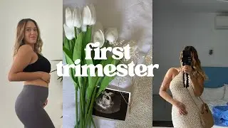 FIRST TRIMESTER ♡ pregnancy recap / vlog week by week and symptoms