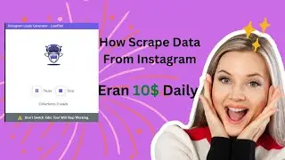 How to Scrape Data from Instagram 2022 || Instagram Data Extractor free || Make money online