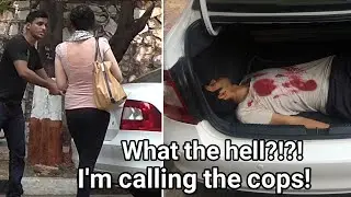 Dead Body in a Car Trunk (Scare Prank - Mumbai)