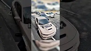 Tesla Driver REAR ENDS Into Dodge Charger Hellcat 🤕‼️
