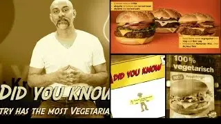 Did you know, Which country has the most Vegetarians in the world ? By Three P's Entertainment