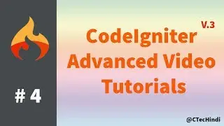 #4 CodeIgniter 3.x Advanced Tutorial - Set Page Header, Menu, Footer and Main Content in Controller