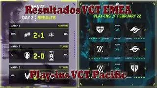Resultados de la  VCT EMEA - VCT Pacific define clasificados - Cápsulas VCT ya están a la venta
