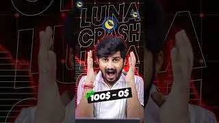 Luna Crash | ₹9000 ek din mai ₹0 | Many Investors lost $1M #luna #cryptostory #crash #crypto #alts
