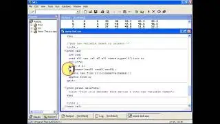 SAS- Matrices to Datasets