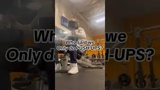 You thought we ONLY do push-ups? #pushups #gymworkout #calisthenics #shorts