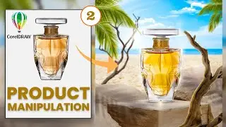 Product Manipulation in coreldraw | Photo Manipulation | Social Media Design | coreldraw tutorial
