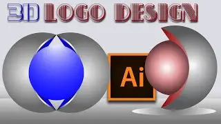 How to create 3d logo ||  3D Logo Design Tutorial || Zaiby Graphics
