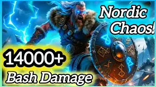 ESO 🥶NORDIC CHAOS!!🥶 🔥14100🔥Bash Tooltip Damage PvP Dk/Sorc Theory Crafted Build Update 48 (2025)