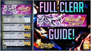 IT'S SNACK TIME! BATTLE-51, 50, 45 & 40 COMPLETE GUIDE! METHOD & UNITS! | DragonBall Legends | Guide