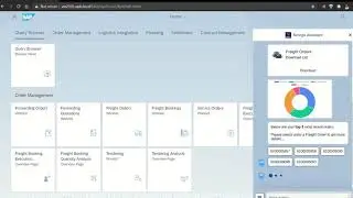 SAP Conversational AI Chatbot Meets S/4 HANA TM Fiori Launchpad