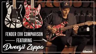 Dweezil Zappa Tests Two EVH Model Guitars at CVG | $40,000 vs $1,300 | Van Halen Guitar Comparison