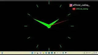 How to Make A clock in pyQt5 python programming || Official coding || @ahvi 