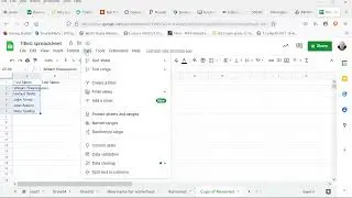 3.3.4 convert text to columns (Google Sheets version)