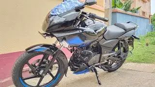 pulsar 150 modified pulsar 220f black/blue