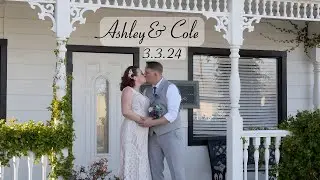 Ashley and Coles Wedding 3.3.24
