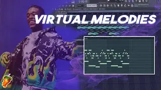 How to make VIRTUALLY MELODIES for Lil Uzi Vert *FROM SCRATCH* | FL STUDIO TUTORIAL