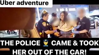 THE POLICE COME AND TAKE HER OUT OF THE CAR!