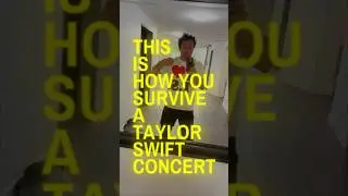 This is How You Survive a Taylor Swift Concert. #taylorswift #taylornation #erastour #1989