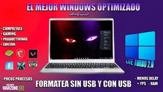 WINDOWS LITE TURBO 2.0 EL MEJOR WINDOWS OPTIMIZADOS DEL MOMENTO 🚀