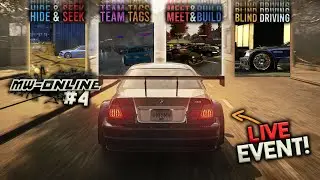 Need for Speed Most Wanted Online with Viewers! Blacklist Builds, Hide & Seek, Team Tags,Car Meet #4