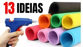 13 LEMBRANCINHAS DE EVA PARA FESTA FÁCIL DE FAZER