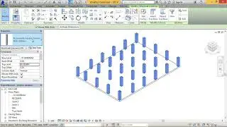 Revit Dersi 17 Kolon doseme yerlesimi
