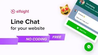 💥 BEST Line Chat Widget for Website | Elfsight