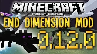 Minecraft PE 0.12.1 - End Dimension Mod Gameplay! (Pocket Edition)