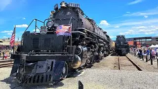 Big Boy 4014 & 4012 Reunion, Steamtown National Historic Site (Coast to Coast Tour)