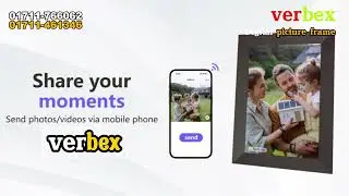 Verbex Digital Picture Frame - Digital Photo Frame Display,  Best Gifts for Birthday, Wedding, Mom