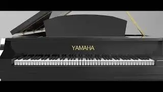 Yamaha Grand Piano 3D model Advertisement