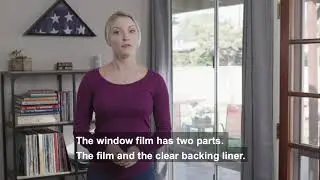 How to remove the backing liner of the film