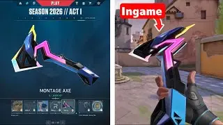New Season 2026 Act 1 Full Battle Pass Skins in Valorant (Ingame)