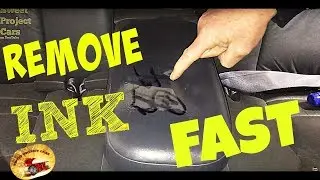 How To Remove INK on Leather or Cloth.....AMAZING!