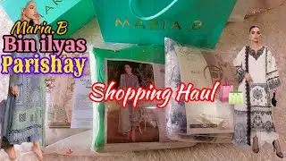 Winter dresses shopping 🛍️ haul /Unboxing Maria.b ,Bin ilyas and Parehsay 2024 / Honest review